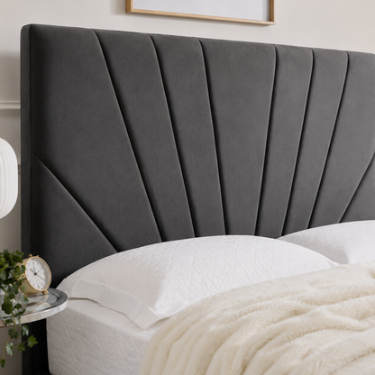 Luxury HORIZON Fan-Stitched Bed Frame - Double, King & Super King UK