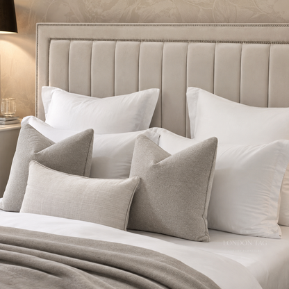Luxury Louis Upholstered Bed Frame - Available in Double, King & Super King Size