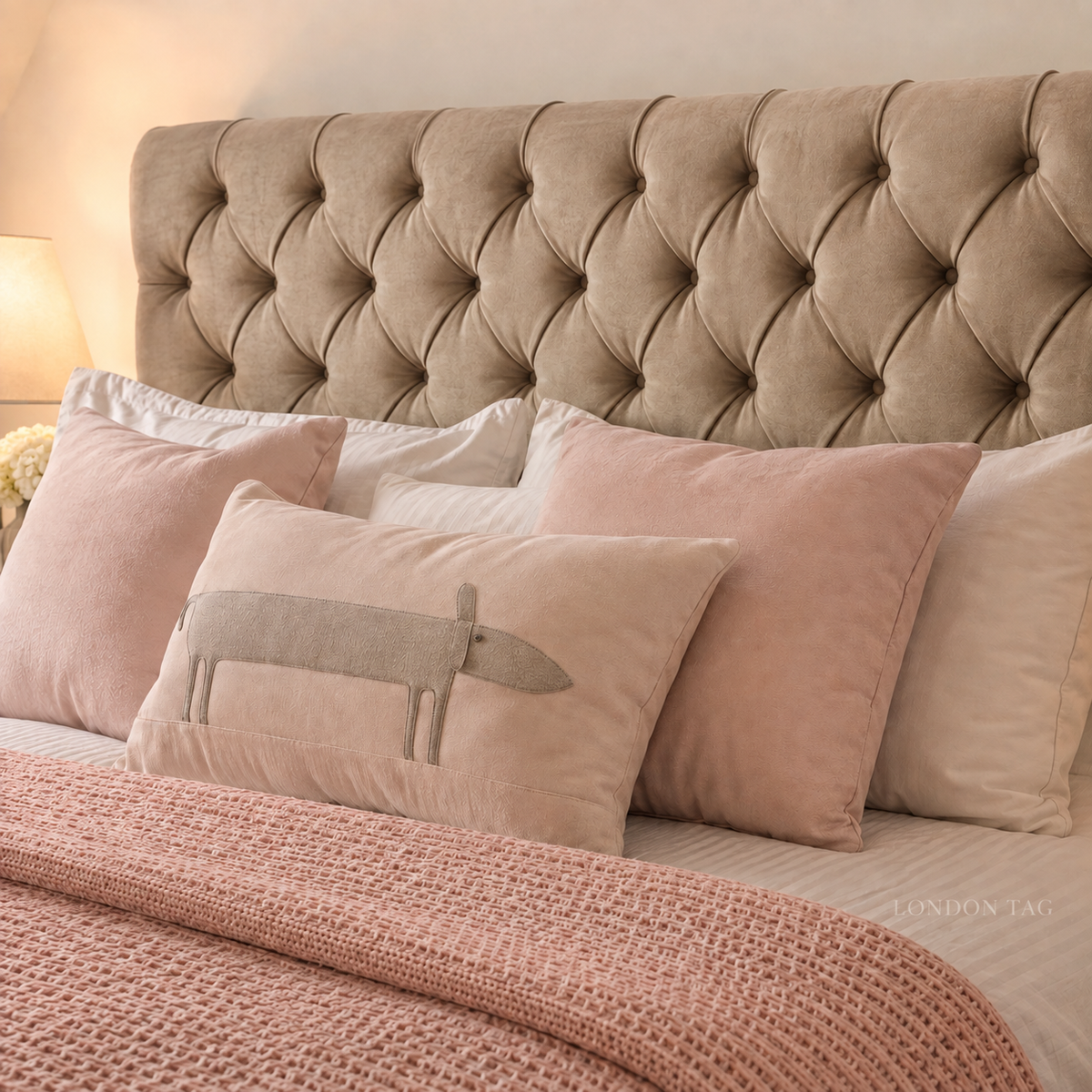 CHESTERFIELD Premium Upholstered Bed Frame - Choice of Sizes & Colors UK