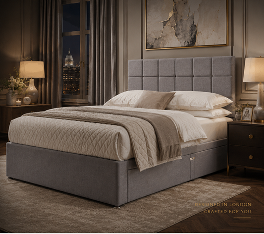 Chelsea Square Upholstered Divan Bed