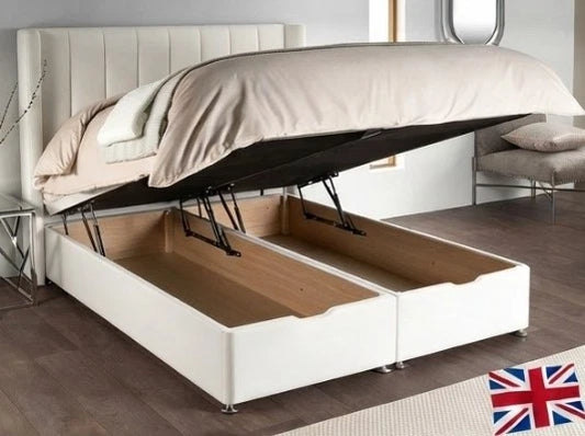 Bed Luxury Ottoman Storage - Modern Hydraulic Lift Bed Frame - All size UK