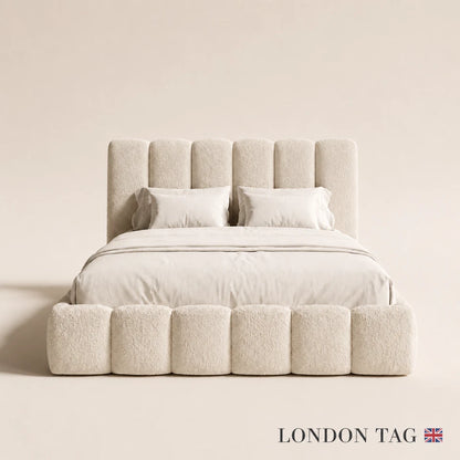 Luxury Plush Velvet Ottoman Bed Gas Lift Storage Divan Double King Super King