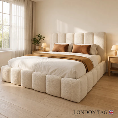 Luxury Plush Velvet Ottoman Bed Gas Lift Storage Divan Double King Super King