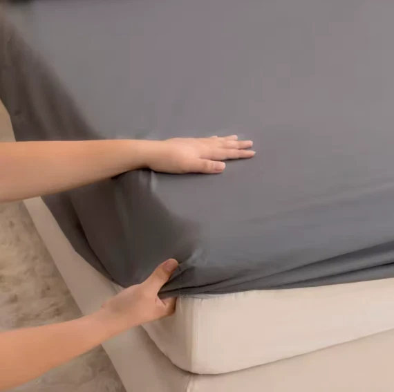 Waterproof Fitted Bed Sheet 360 Elastic Mattress Protector Single Double
