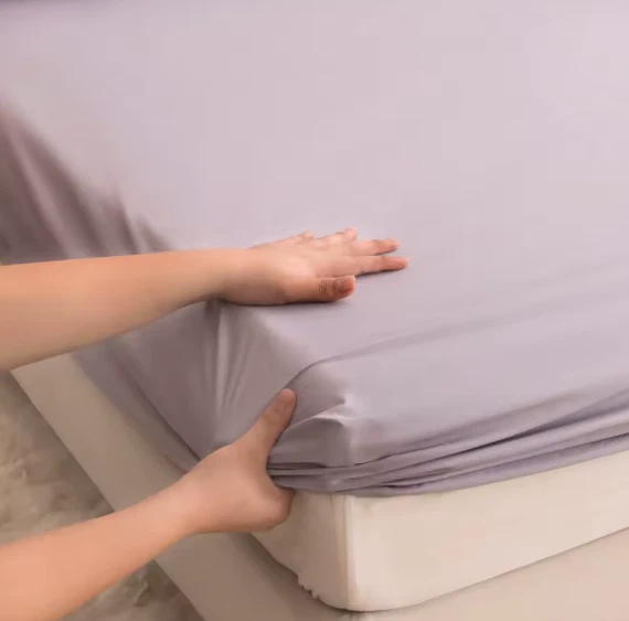 Waterproof Fitted Bed Sheet 360 Elastic Mattress Protector Single Double