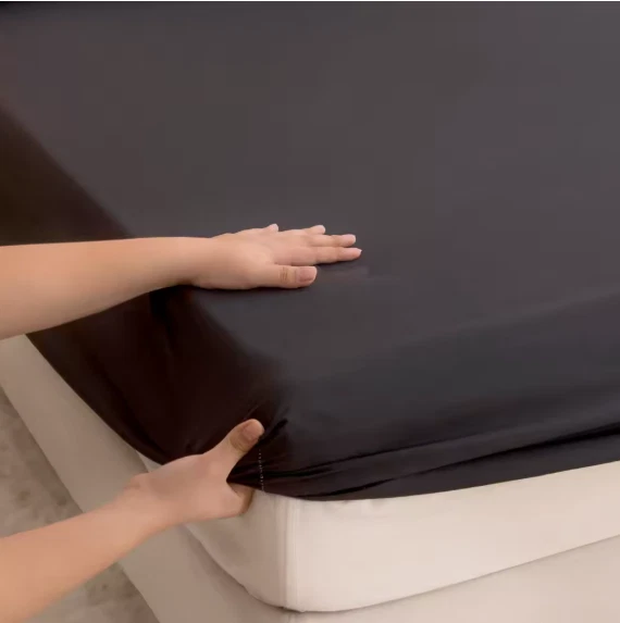 Waterproof Fitted Bed Sheet 360 Elastic Mattress Protector Single Double