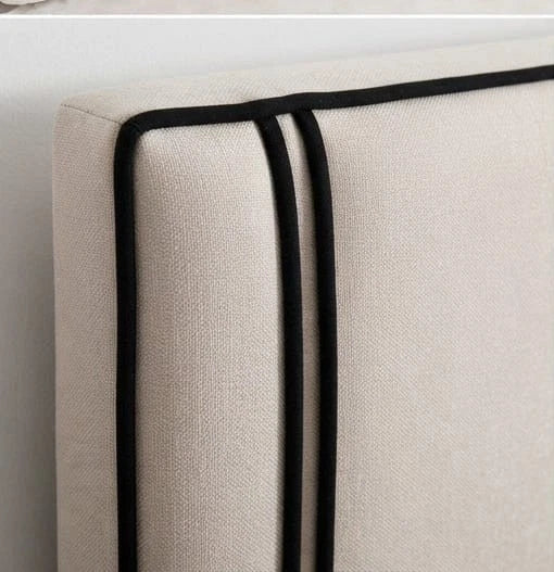 Luxury NEW YORK Upholstered Bed Frame - Minimalist Design - Double, King, Super