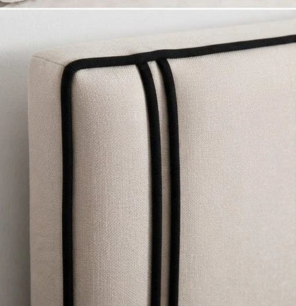 Luxury NEW YORK Upholstered Bed Frame - Minimalist Design - Double, King, Super