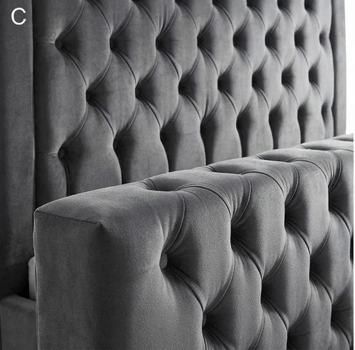 Luxury CHELSEA Tufted Bed Frame & Matching Bench - Double, King & Super King