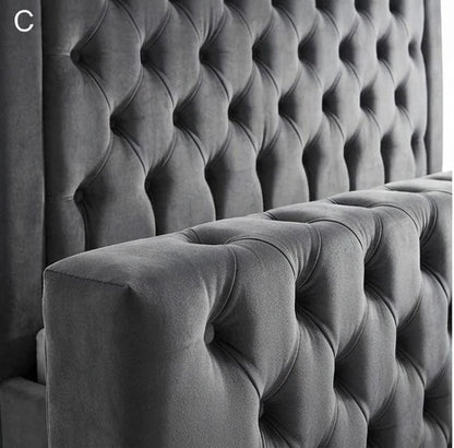 Luxury CHELSEA Tufted Bed Frame & Matching Bench - Double, King & Super King